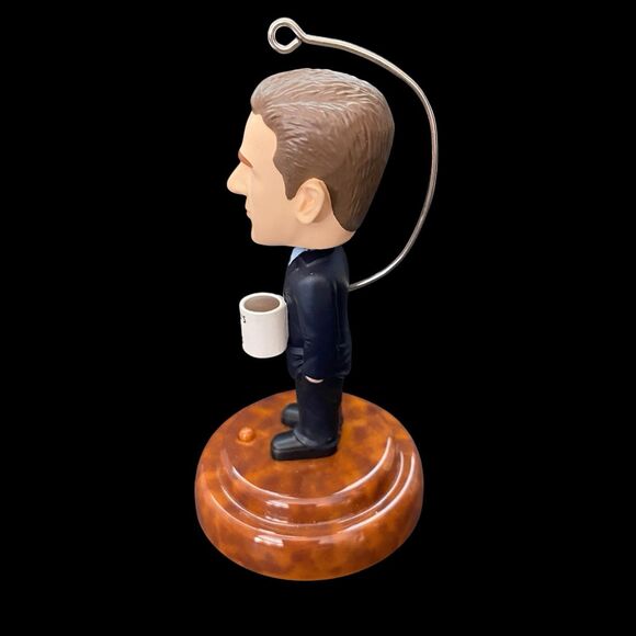 Hallmark The Office Michael Scott Talking Bobblehead Ornament TESTED WORKING - Picture 3 of 10